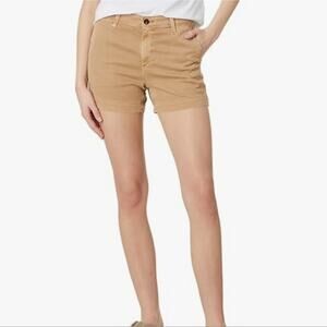 J. Crew 100% tan khaki cotton Chino Shorts size‎ 0